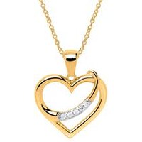 🦚 Kette mit Herzanhänger aus 8K Gold und Zirkonia 🦚 Kette mit Herzanhänger aus 8K Gold und Zirkonia