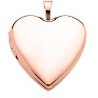🦚 Herz Medaillon aus 14-karätigem Roségold gravierbar 🦚 Herz Medaillon aus 14-karätigem Roségold gravierbar