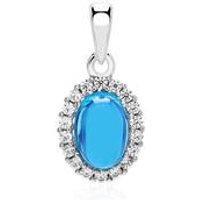 🦚 Kettenanhänger aus 9K Weißgold mit Zirkonia 🦚 Kettenanhänger aus 9K Weißgold mit Zirkonia