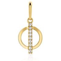 🦚 Anhänger für Damen aus 375er Gold mit Zirkonia 🦚 Anhänger für Damen aus 375er Gold mit Zirkonia