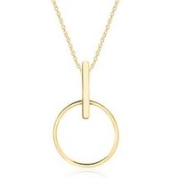 🦚 Kreis Kette für Damen aus 375er Gold 🦚 Kreis Kette für Damen aus 375er Gold