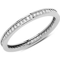 🦚 Eternity Ring aus 333er Weißgold mit Zirkonia 🦚 Eternity Ring aus 333er Weißgold mit Zirkonia