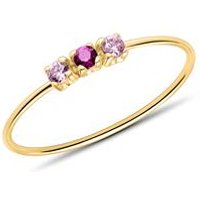 🦚 Ring für Damen aus 375er Gold mit Zirkonia 🦚 Ring für Damen aus 375er Gold mit Zirkonia