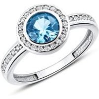 🦚 Ring für Damen aus 9K Weißgold mit Zirkonia 🦚 Ring für Damen aus 9K Weißgold mit Zirkonia
