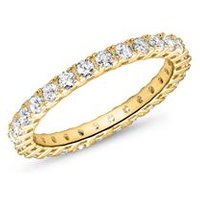 🦚 Eternityring für Damen aus 333er Gold mit Zirkonia 🦚 Eternityring für Damen aus 333er Gold mit Zirkonia