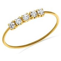 🦚 Damenring aus 375er Gold mit Zirkonia 🦚 Damenring aus 375er Gold mit Zirkonia