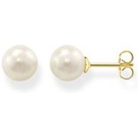 🦚 Vergoldete Perlenohrstecker aus 925er Sterlingsilber 🦚 Vergoldete Perlenohrstecker aus 925er Sterlingsilber