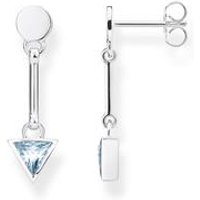 🦚 Ohrringe Dreieck hellblau aus Sterlingsilber 🦚 Ohrringe Dreieck hellblau aus Sterlingsilber