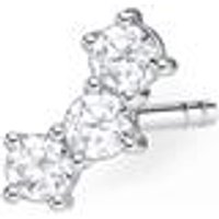 🦚 Single Ohrstecker aus 925er Silber mit Zirkonia 🦚 Single Ohrstecker aus 925er Silber mit Zirkonia