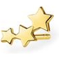 🦚 Einzelner Stern Ohrstecker aus vergoldetem 925er Silber 🦚 Einzelner Stern Ohrstecker aus vergoldetem 925er Silber
