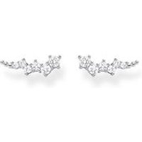 🦚 Ear Climber für Damen aus Sterlingsilber mit Zirkonia 🦚 Ear Climber für Damen aus Sterlingsilber mit Zirkonia