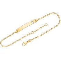 🦚 375 Gold Armband Herzmotiv poliert 🦚 375 Gold Armband Herzmotiv poliert