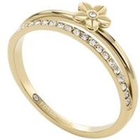 🦚 Val Vintage Vacation Damenring aus Edelstahl, IP Gold 🦚 Val Vintage Vacation Damenring aus Edelstahl, IP Gold