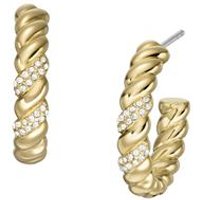 🦚 Steckcreolen Vintage Twist aus Edelstahl, IP Gold 🦚 Steckcreolen Vintage Twist aus Edelstahl, IP Gold