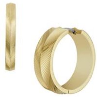 🦚 Damen Creolen Harlow aus Edelstahl, IP Gold 🦚 Damen Creolen Harlow aus Edelstahl, IP Gold