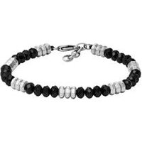 🦚 Armband für Herren All Stacked Up aus Edelstahl, Achat 🦚 Armband für Herren All Stacked Up aus Edelstahl, Achat