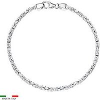 🦚 Sterlingsilber Königsarmband für Herren, 2,5 mm 🦚 Sterlingsilber Königsarmband für Herren, 2,5 mm