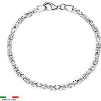 🦚 Herren Königsarmband aus Sterlingsilber, 3,0 mm 🦚 Herren Königsarmband aus Sterlingsilber, 3,0 mm