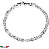 🦚 925 Silberarmband: Königsarmband Silber 4,5mm 🦚 925 Silberarmband: Königsarmband Silber 4,5mm