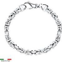 🦚 925er Silber Königsarmband für Herren, 5,0 mm 🦚 925er Silber Königsarmband für Herren, 5,0 mm