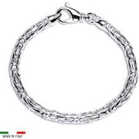 🦚 925 Silberarmband: Königsarmband Silber 5mm 🦚 925 Silberarmband: Königsarmband Silber 5mm