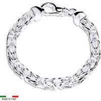 🦚 925 Silberarmband: Königsarmband Silber 7,5mm 🦚 925 Silberarmband: Königsarmband Silber 7,5mm