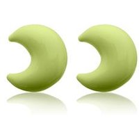 🦚 Kinderohrstecker Silber mit Mondmotiv grün 🦚 Kinderohrstecker Silber mit Mondmotiv grün