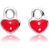 🦚 Ohrstecker für Kinder Schloss in Herzform 🦚 Ohrstecker für Kinder Schloss in Herzform