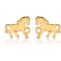 🦚 Ohrstecker Kinder 333er Gold Pferde 🦚 Ohrstecker Kinder 333er Gold Pferde