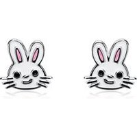 🦚 Ohrstecker Hasen für Kinder aus 925er Silber 🦚 Ohrstecker Hasen für Kinder aus 925er Silber