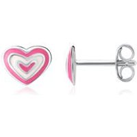 🦚 Herz Ohrstecker für Mädchen aus Sterlingsilber 🦚 Herz Ohrstecker für Mädchen aus Sterlingsilber