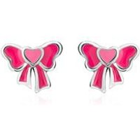 🦚 925er Silber Ohrstecker Schleife für Mädchen 🦚 925er Silber Ohrstecker Schleife für Mädchen