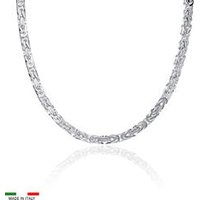 🦚 Königskette aus 925er Silber, 4,5 mm 🦚 Königskette aus 925er Silber, 4,5 mm