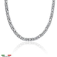 🦚 Königskette für Herren aus Sterlingsilber, 5 mm 🦚 Königskette für Herren aus Sterlingsilber, 5 mm