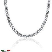 🦚 5,5 mm Königskette für Herren aus Sterlingsilber 🦚 5,5 mm Königskette für Herren aus Sterlingsilber