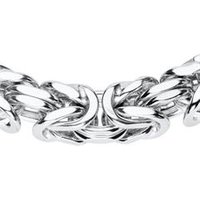 🦚 Sterlingsilber Königskette für Herren, 7 mm 🦚 Sterlingsilber Königskette für Herren, 7 mm