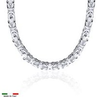 🦚 925er Silber Königskette für Herren, 8 mm, vierkant 🦚 925er Silber Königskette für Herren, 8 mm, vierkant