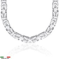 🦚 Herren Königskette aus Sterlingsilber, 10 mm 🦚 Herren Königskette aus Sterlingsilber, 10 mm