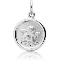 🦚 Kinderanhänger 925 Silber mit Engelsmuster 🦚 Kinderanhänger 925 Silber mit Engelsmuster