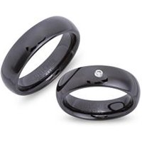 🦚 Exklusive schwarze Keramik Eheringe kratzfest 🦚 Exklusive schwarze Keramik Eheringe kratzfest