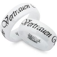 🦚 Weisse Trauringe Keramik Lasergravur 8mm 🦚 Weisse Trauringe Keramik Lasergravur 8mm