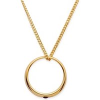 🦚 333er Gelbgold Taufkette poliert Rubin 🦚 333er Gelbgold Taufkette poliert Rubin