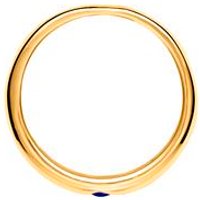 🦚 333er Gelbgold Taufring poliert mit Saphir 🦚 333er Gelbgold Taufring poliert mit Saphir