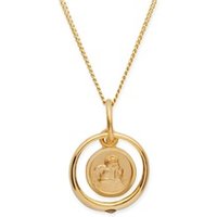 Taufkette 333er Gold Zirkonia Engel