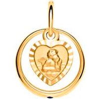 🦚 Taufring 333er Gold Saphir Engelsanhänger 🦚 Taufring 333er Gold Saphir Engelsanhänger