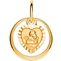 🦚 Taufring 333er Gold Zirkonia Engelsanhänger 🦚 Taufring 333er Gold Zirkonia Engelsanhänger