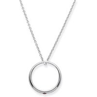 🦚 Polierte Silber Taufkette Rubin 🦚 Polierte Silber Taufkette Rubin