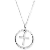 🦚 925 Silber Taufkette Zirkonia Kreuz 🦚 925 Silber Taufkette Zirkonia Kreuz