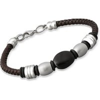 🦚 Braunes Lederarmband Edelstahlverschluss 🦚 Braunes Lederarmband Edelstahlverschluss