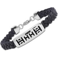 🦚 Armband Leder Edelstahlverschluss schwarz 🦚 Armband Leder Edelstahlverschluss schwarz